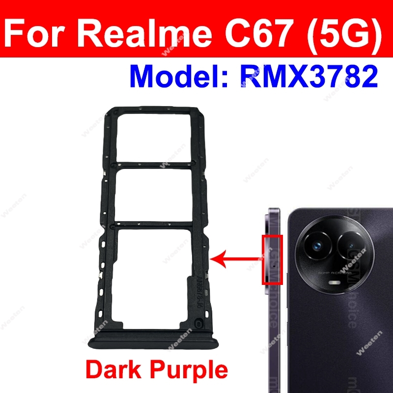Realme C67 - SIM-Karten-Adapter für Realme C61 C63 C65